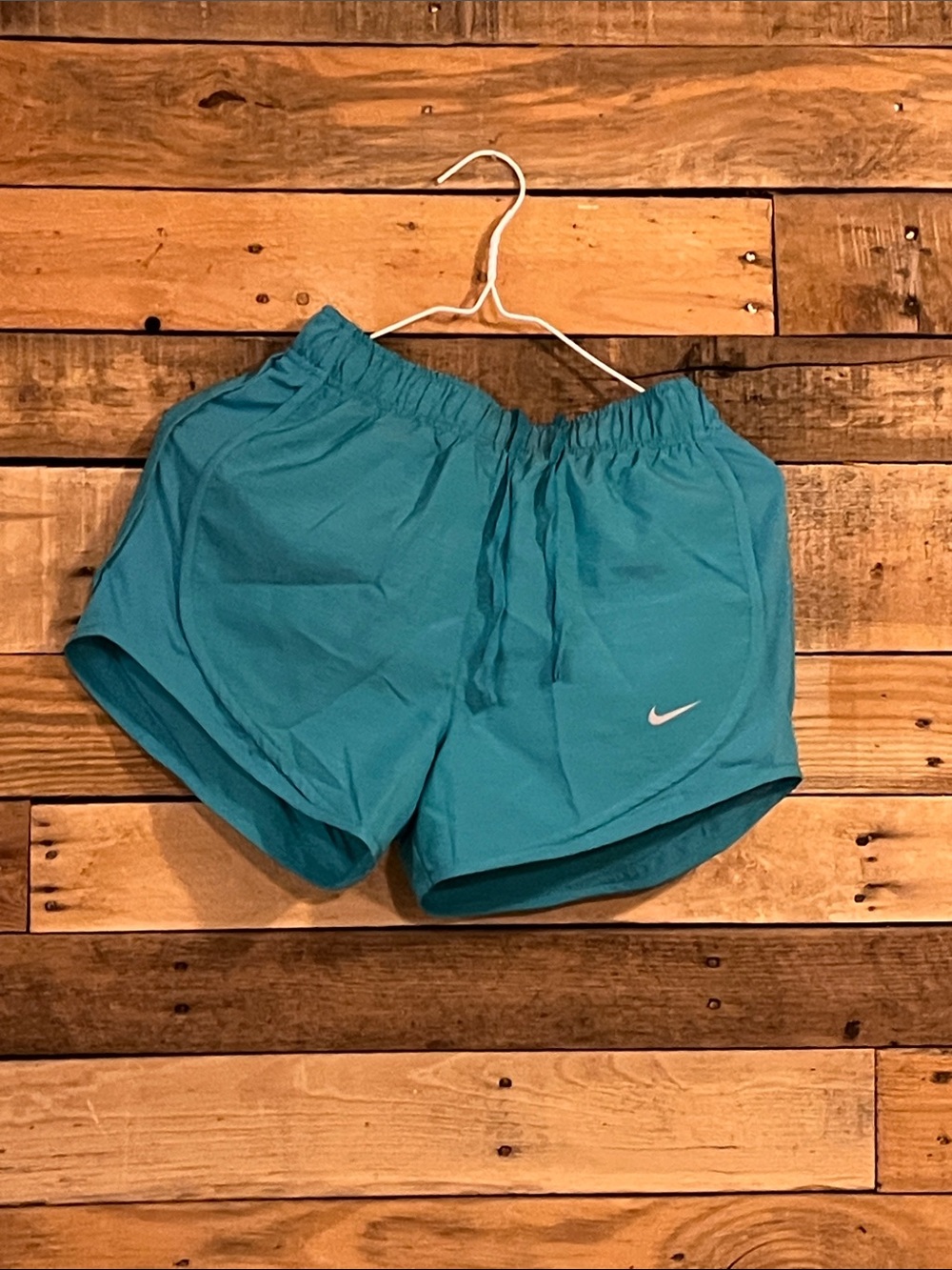 Nike Women’s Teal Athletic Drawstring Shorts
